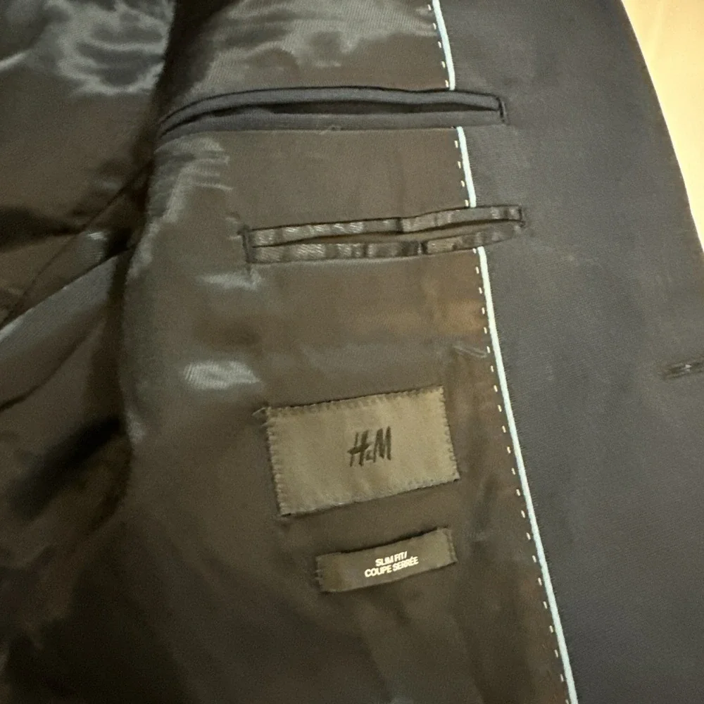 H&M Blazer Slim Fit Sports Coat Jacket Mens Size 44 R